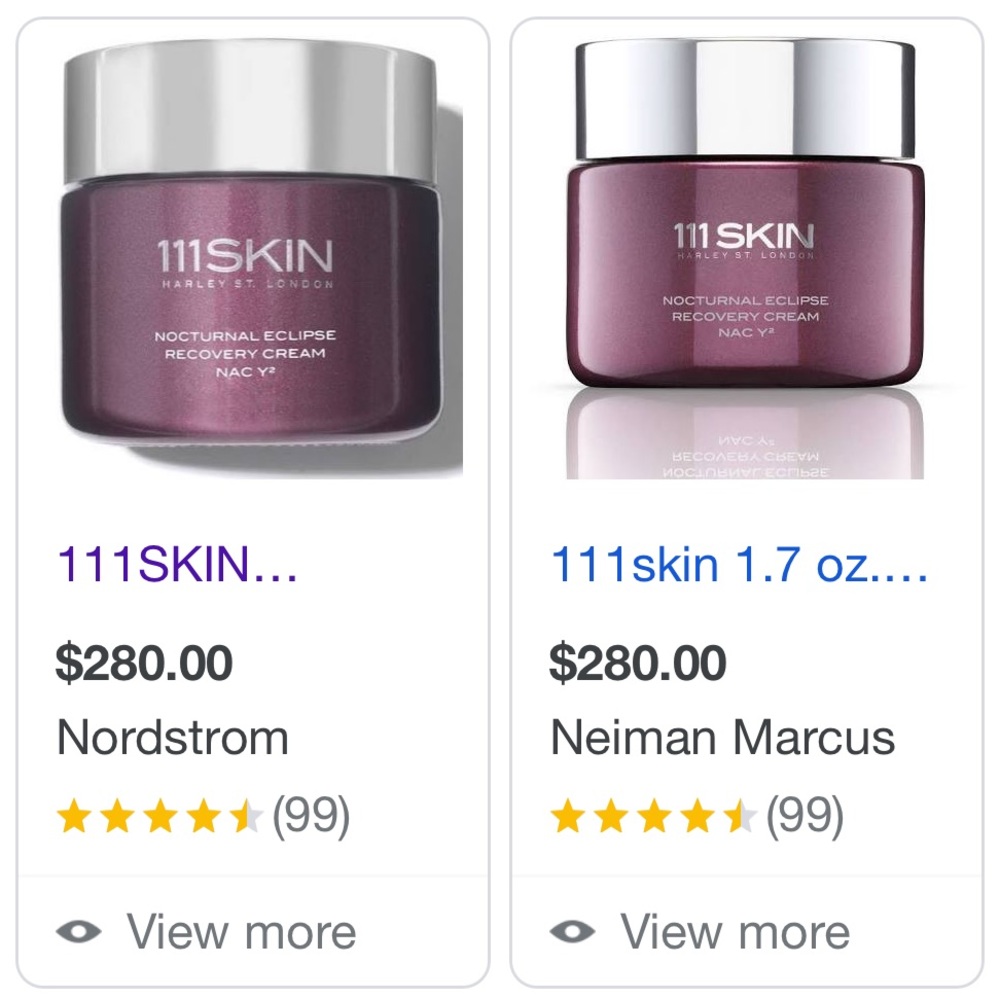 111skin Nac Y2 Nocturnal Eclipse Recovery Cream 50 ml